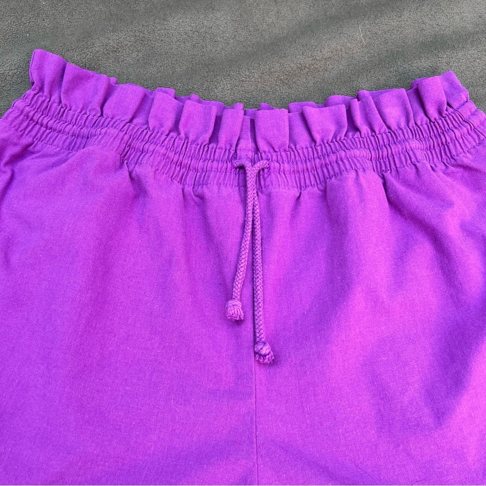 Paper Bag Drawstring Shorts - Picture 3 of 6